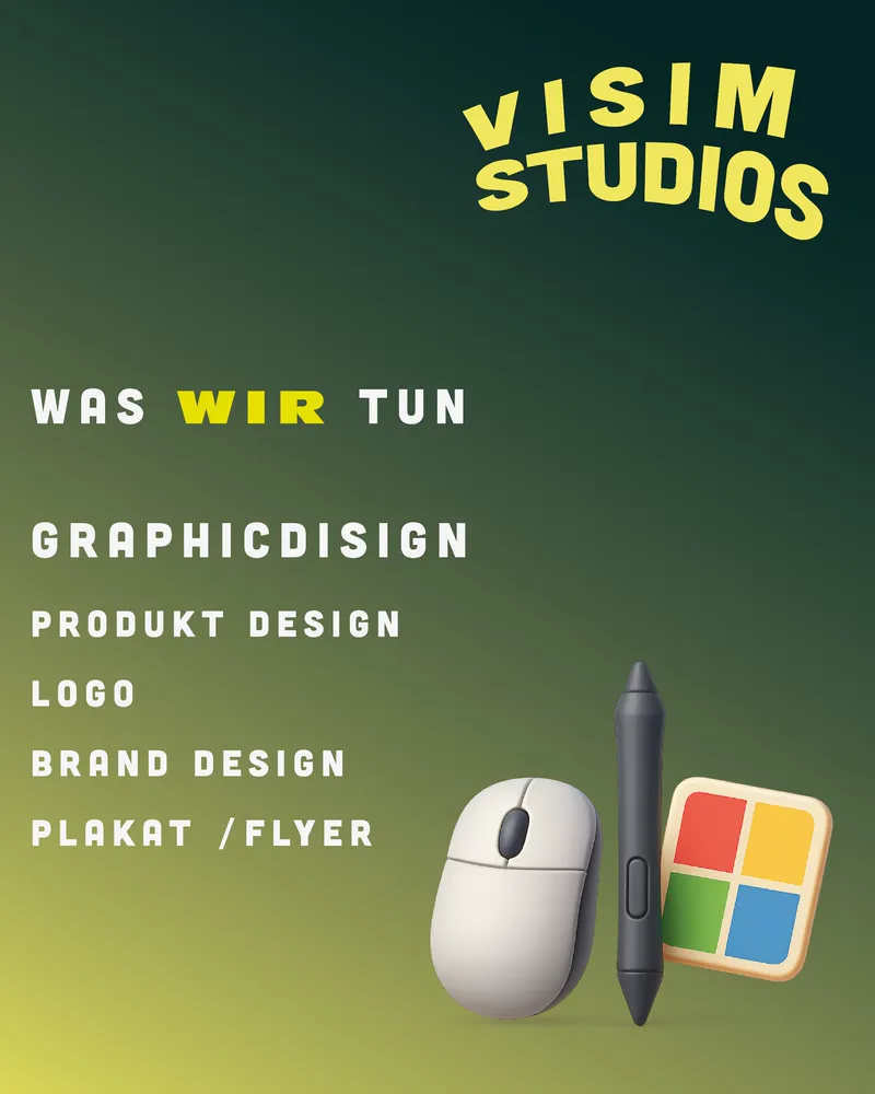 Kreatives Still mit Neon-Kanten